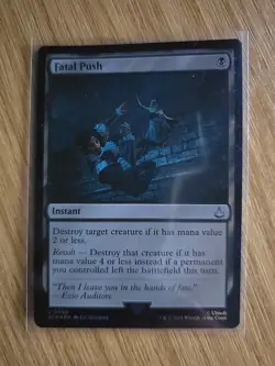 MTG Fatal Push Foil U 0090 Universes Beyond: Assassin's Creed Magic - Image 1