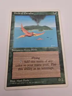 MTG Birds of Paradise Alternate 4th Edition Regular Rare - Image 1