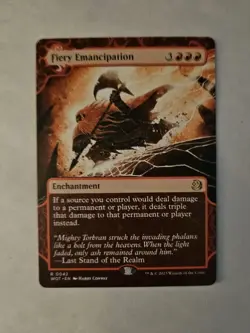 Fiery Emancipation Wilds of Eldraine: Enchanting Tales Regular - Image 1