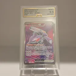 2025 POKEMON BLK EN-BLACK BOLT ULTRA RARE - 161/086 GENESECT EX - AGS 9.5 MINT+ - Image 1