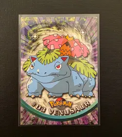 1999 Topps Chrome Pokemon Venusaur #03 TV Animation Edition Non-Holo - Image 1