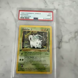First Edition Nidoran Pokemon Card 1999 - Image 1