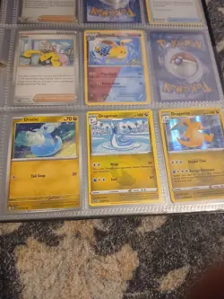 Pokemon Card Lot With Pokemon Illustration Collection Book 250+ Cards - Image 5