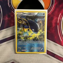 TCG Whiscash 41/160 Pokemon Card XY Primal Clash Rare Reverse Holo Foil - Image 1