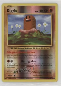 Diglett German Reverse Foil Pokemon XY Evolutions 20th Anniversary #55 - Image 1
