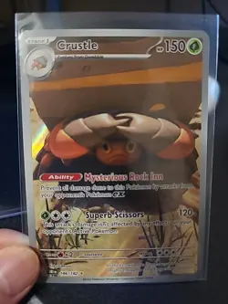 Crustle - 186/182 - Pokemon Destined Rivals Illustration Rare NM - Image 1