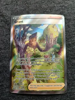 Pokemon TCG Grant GG62/GG70 Crown Zenith: Galarian Gallery Full Art NM - Image 1