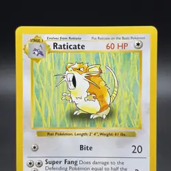 Pokemon Raticate 040/102 Base Set (Shadowless) Regular - Image 2