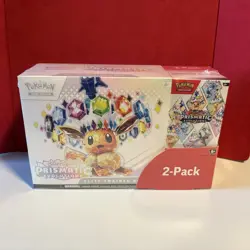 Pokemon Prismatic Evolutions Costco 2-Pack - Elite Trainer Box + Booster Bundle - Image 1