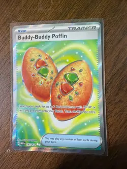 Buddy-Buddy Poffin 167/132 Ultra Rare Mega Evolution Pokemon NM - Image 3