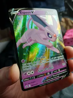 Pokemon TCG Espeon V SWSH201 Sword & Shield Holo Black Star Promo NM - Image 3