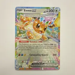 Pokemon Eevee ex 075/131 Sv: Prismatic Evolutions Tera Holo Double Rare 200 HP … - Image 1