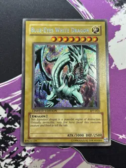 Yugioh Blue-Eyes White Dragon BPT-003 Secret Rare Limited 2002 Collectors Tin - Image 1
