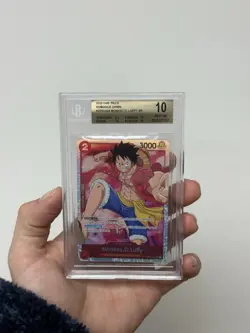 2022 One Piece Romance Dawn Monkey D. Luffy Op01-024 BGS 10 - Image 3