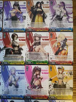 Beautiful 20 Weiss Schwarz NIKKE Card Lot - Anime Waifu Naga Ether Moran - Image 2