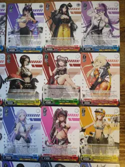 Beautiful 20 Weiss Schwarz NIKKE Card Lot - Anime Waifu Naga Ether Moran - Image 3