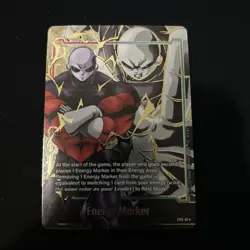 Jiren Energy Marker Promo Prize Gold E03-01 Dragon Ball Fusion World Card Mint - Image 1