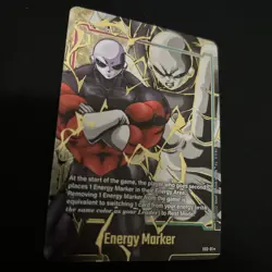Jiren Energy Marker Promo Prize Gold E03-01 Dragon Ball Fusion World Card Mint - Image 2