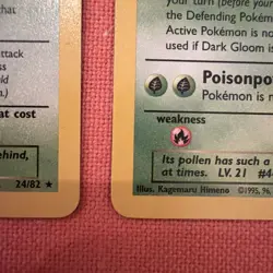 Vintage Pokemon TCG Non-Holo Rocket/Dark Bundle cards LP Inc Vileplume - Image 4