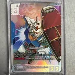 Gundam Card Game - Newtype Rising - Gundam GD01-001 LR++ Super Alternate Art - Image 1