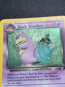 Pokemon Dark Slowbro 12/82 Team Rocket Holo Rare VLP EXCELLENT trading Card Tcg - Image 4