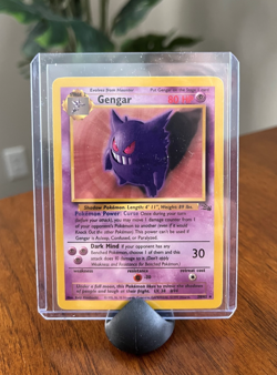 Gengar 20/62 Original Non Holo Rare Fossil Set Pokemon Card WOTC TCG LP - Image 1