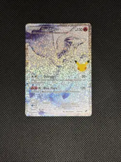 Pokemon TCG Reshiram Full Art Holo Card 113/114 Celebrations Classic Collection - Image 1