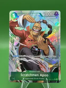 One Piece Card Game TCG Scratchmen Apoo PRB02 EB01-015 Alt Art M/NM Condition - Image 1