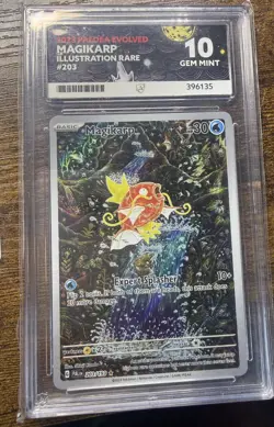 Pokemon TCG Magikarp Scarlet & Violet Paldea Evolved Holo Card 203/193 Ace 10 - Image 1