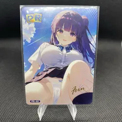 FERN PR PR-02 SECRET WORDS Goddess Story Anime Collectible Card Waifu - Image 1