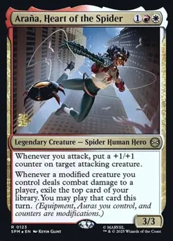 Arana, Heart of the Spider - Foil Prerelease Promo SPM NM MTG - Image 1