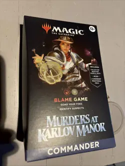 Murders at Karlov Manor Commander Deck - Blame Game MTG Brand New Sealed - Image 1
