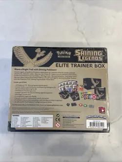 New Factory Sealed Pokemon SHINING LEGENDS Elite Trainer Box ETB - COMES IN CASE - Image 4