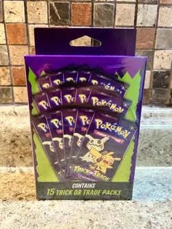 Pokemon Trick or Trade Booster Pack Box - 15 Packs - 2025 NEW Sealed Box 820650855306 - Image 1