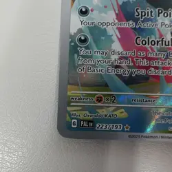 Pokemon Grafaiai 223/193 Paldea Evolved Illustration Rare Full Art Holo Beast - Image 4