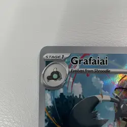 Pokemon Grafaiai 223/193 Paldea Evolved Illustration Rare Full Art Holo Beast - Image 5