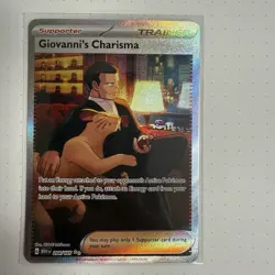 Pokemon Giovanni's Charisma 204/165 Sv: Scarlet & Violet 151 - Image 1