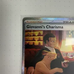 Pokemon Giovanni's Charisma 204/165 Sv: Scarlet & Violet 151 - Image 2
