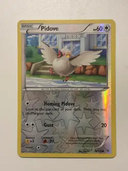 Pokemon TCG Pidove Reverse Holo 78/108 - Image 1