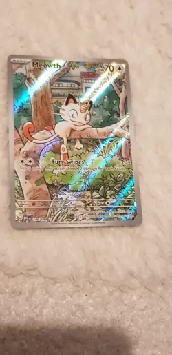 Pokemon TCG Meowth Phantasmal Flames 106/094 Near Mint - Image 3