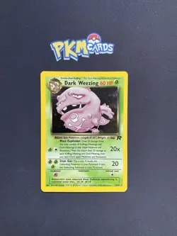 Pokemon TCG Dark Weezing Team Rocket 14/82 Holo Rare LP. - Image 1