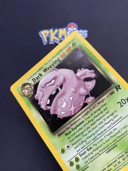 Pokemon TCG Dark Weezing Team Rocket 14/82 Holo Rare LP. - Image 3