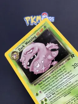 Pokemon TCG Dark Weezing Team Rocket 14/82 Holo Rare LP. - Image 4