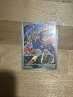 Zacian 100/094 Illustration Rare Pokemon TCG Phantasmal Flames Near Mint - Image 1