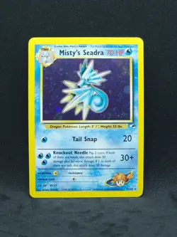 Pokemon Gym Heroes Misty’s Seadra Pre-release 9/132 (LP/NM) - Image 1