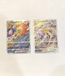 Charizard VSTAR SWSH262 & Mewtwo GG44/GG70 NM Pokemon Black Star Promo - Image 1