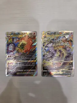 Charizard VSTAR SWSH262 & Mewtwo GG44/GG70 NM Pokemon Black Star Promo - Image 2