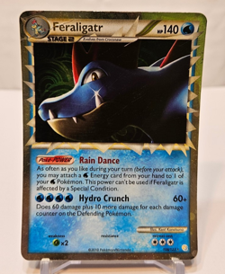 Feraligatr Prime 108/123 Ultra Rare HGSS Base Set Pokemon 1124 - Image 1