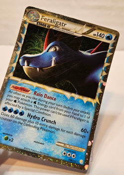 Feraligatr Prime 108/123 Ultra Rare HGSS Base Set Pokemon 1124 - Image 4
