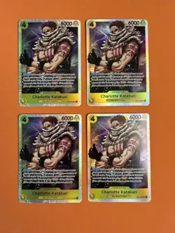 4x Charlotte Katakuri (ST07-003) Playset x4 One piece tcg - Image 1